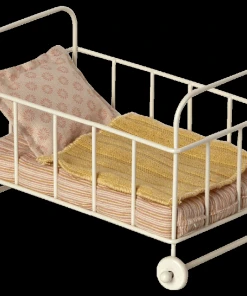 Maileg Rose Cot Bed, Micro - Maileg