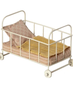 Maileg Lit Bébé Micro Rose