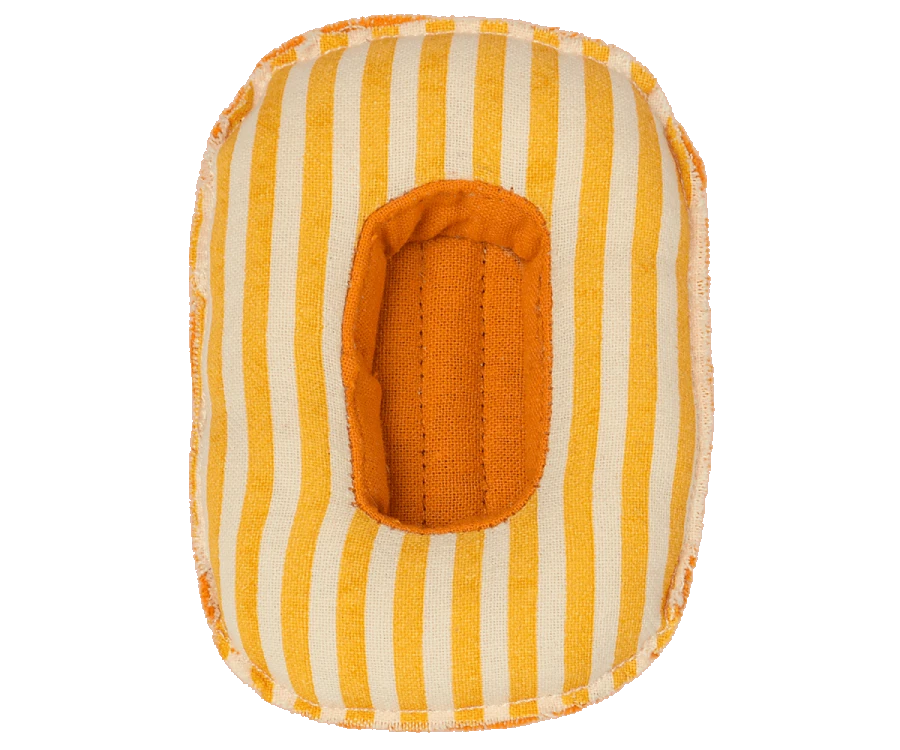 Maileg Rubber Boat Yellow Stripe 2 Maileg Rubber Boat Yellow Stripe