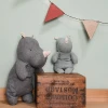 Maileg Maileg Safari Friends Rhino Small Blue Grey