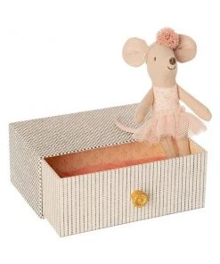 Maileg Dancing Mouse In Day Bed Little Sister