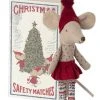 Maileg Christmas Mouse In Matchbox - Big Sister