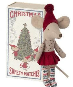 Maileg Christmas Mouse In Matchbox - Big Sister