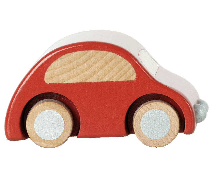 Maileg Red Wooden Car 1 Maileg Red Wooden Car