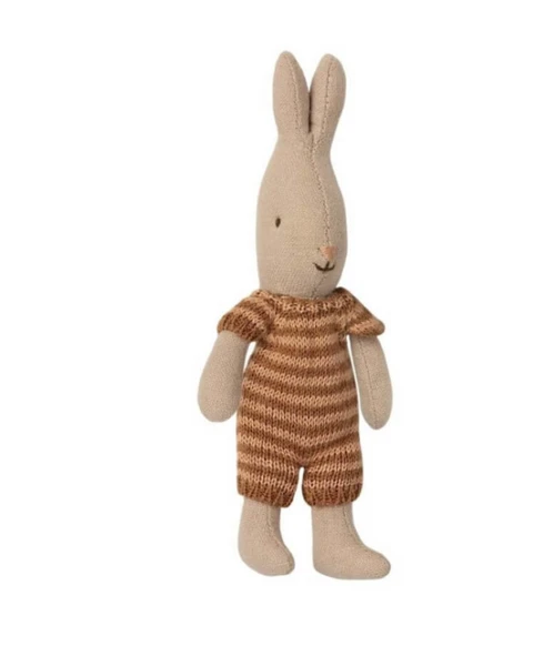 Maileg Micro Rabbit In Knitted Suit Toy 1 Maileg Micro Rabbit In Knitted Suit Toy