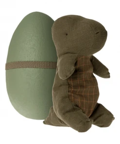 Maileg Medium Gantosaurus In Egg, Forrest Green