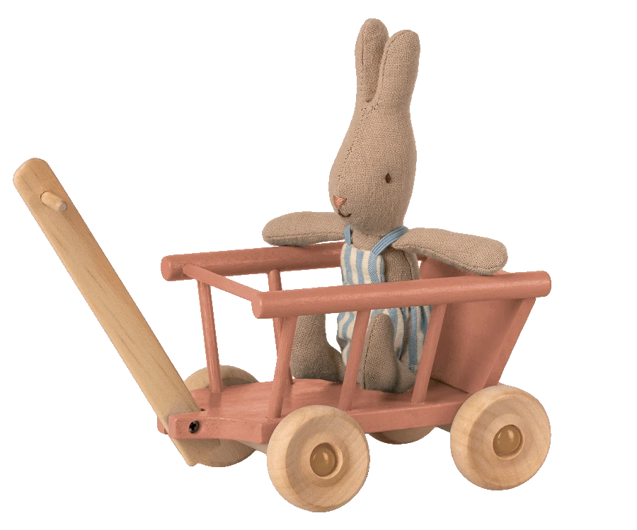 Maileg Dusty Rose Wagon - Maileg 1 Maileg Dusty Rose Wagon - Maileg