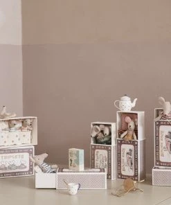 Maileg Baby Mice Triplets In Matchbox