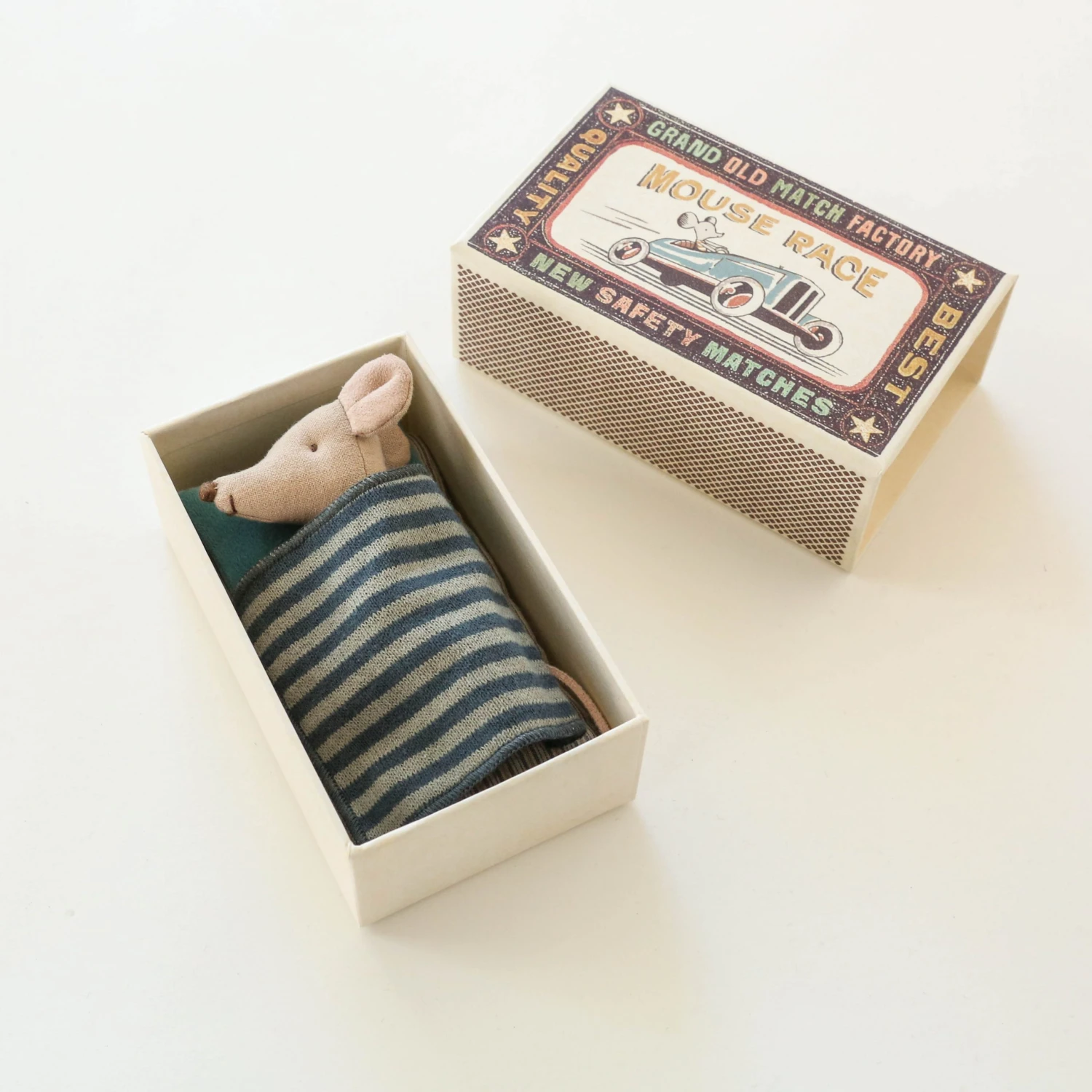 Maileg Little Brother Mouse Toy In Matchbox 8 Maileg Little Brother Mouse Toy In Matchbox