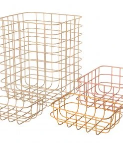 Maileg 4 Piece Set of Metal Wire Baskets