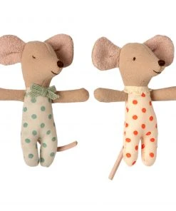 Maileg Twin Mice In Matchbox Toy