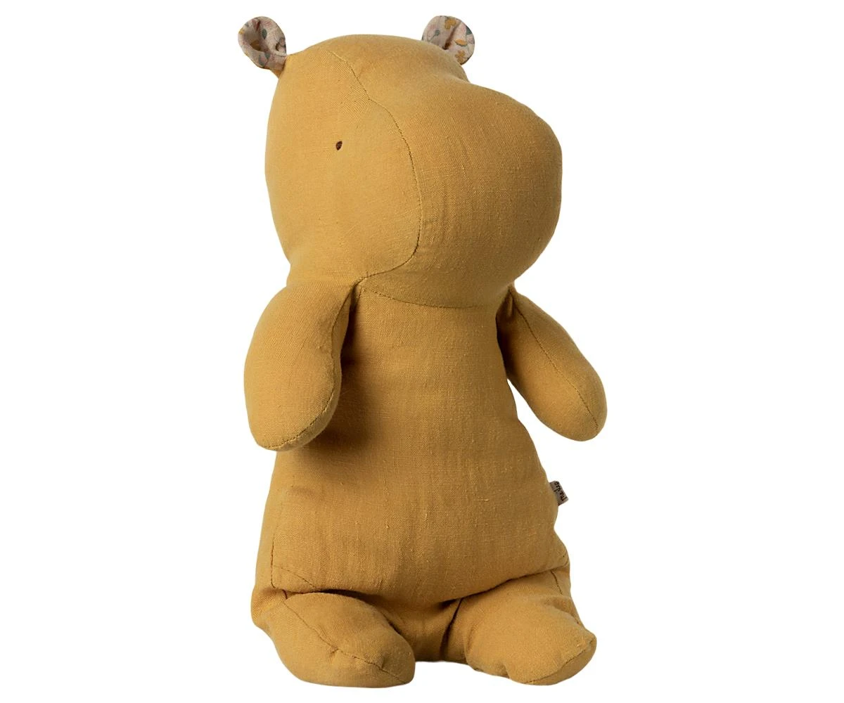 Maileg Medium Dusty Yellow Hippo 1 Maileg Medium Dusty Yellow Hippo