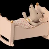 Maileg Rose Cradle, Baby Mouse - Maileg