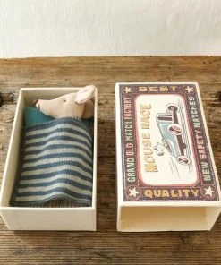 Maileg Little Brother Mouse Toy In Matchbox 11 Maileg Little Brother Mouse Toy In Matchbox