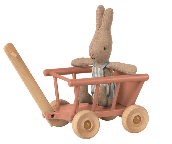 Maileg , Wagon - Dusty Rose 1 Maileg , Wagon - Dusty Rose