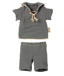 Maileg Rabbit Size 1 Sailor Dusty Blue