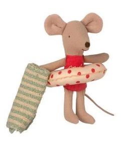 Maileg Beach Mice Little Sister In Cabin De Plage