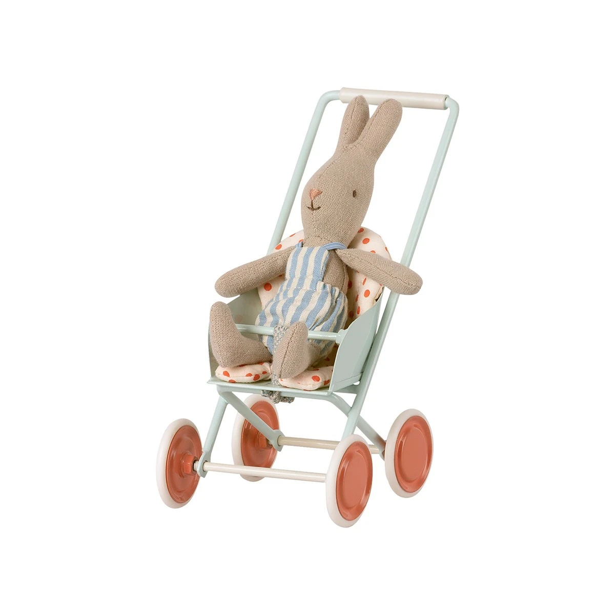Maileg Stroller Micro-Sky Blue 2 Maileg Stroller Micro-Sky Blue