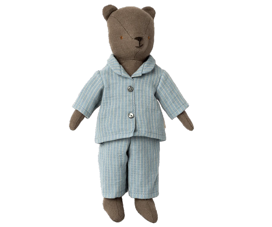 Maileg Blue Pyjamas For Teddy Dad 1 Maileg Blue Pyjamas For Teddy Dad