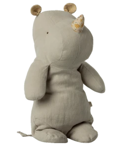 Maileg Safari Friends Medium Rhino Light Grey