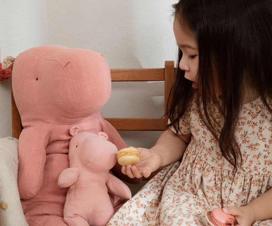 Maileg Safari Friends Small Hippo Misty Rose 1 Maileg Safari Friends Small Hippo Misty Rose