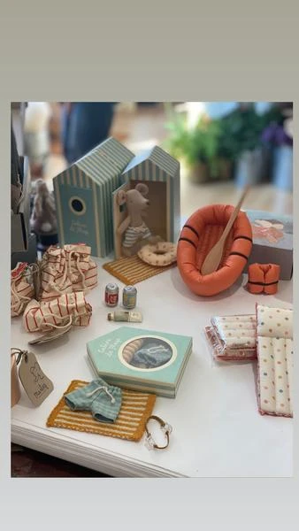 Maileg Beach Collection Cabin De Plage Little Brother Mice 1 Maileg Beach Collection Cabin De Plage Little Brother Mice