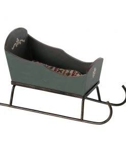 Maileg Miniature Sleigh - Green