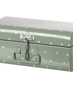 Maileg Maleta de Almacenamiento Verde de Topos