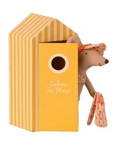 Maileg Ratones de playa, hermana mayor en caseta