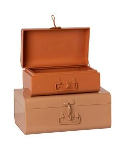 Maileg Storage Suitcase Set Powder / Rose