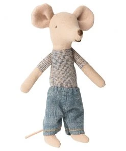 Maileg Big Brother Mouse In Matchbox Toy