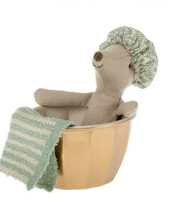 Maileg Wellness Mouse, Big Sister In Bath Tub