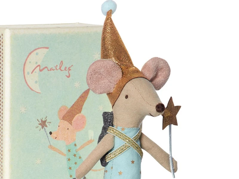 Maileg Perez Mouse in Matchbox Toy 3 Maileg Perez Mouse in Matchbox Toy