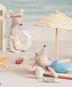 Maileg Cabina De Playa Con Mamá