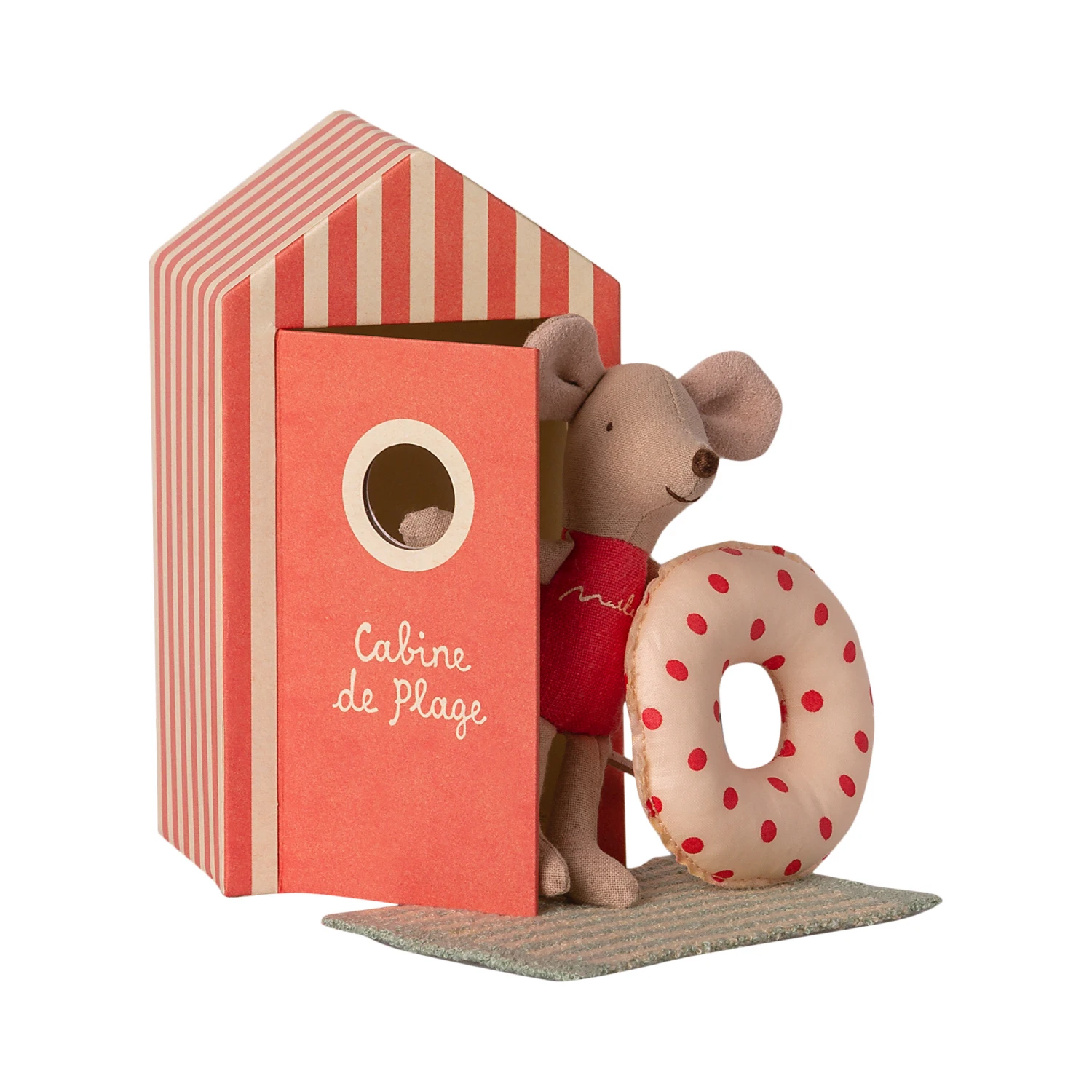 Maileg Beach Mice Little Sister in Cabin de Plage 2 Maileg Beach Mice Little Sister in Cabin de Plage