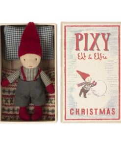 Maileg Pixy Elf in Matchbox