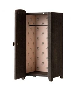 Maileg Vintage Closet with Hangers Mini Anthracite