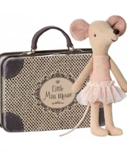 Maileg Big Sister Little Dancing Mouse with Suitcase