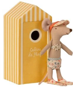 Maileg Cabina De Playa Con Hermana Mayor