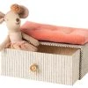 Maileg Dance Mouse on Daybed