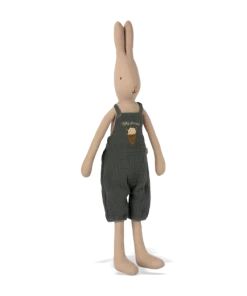 Maileg Rabbit in Green Overalls Size 3