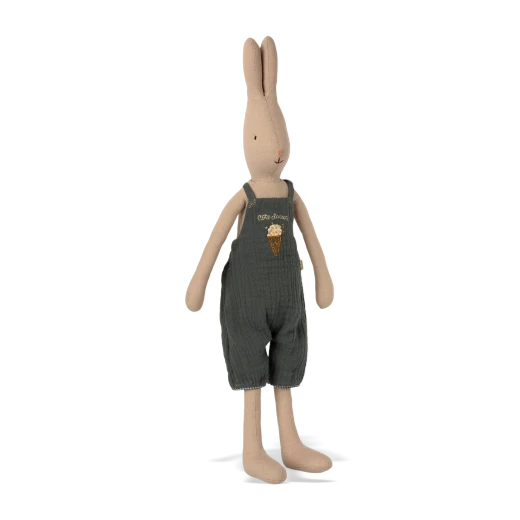 Maileg Rabbit in Green Overalls Size 3 2 Maileg Rabbit in Green Overalls Size 3
