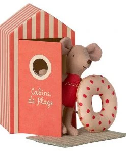 Maileg Petite Soeur Dans La Cabine De Plage Jouet