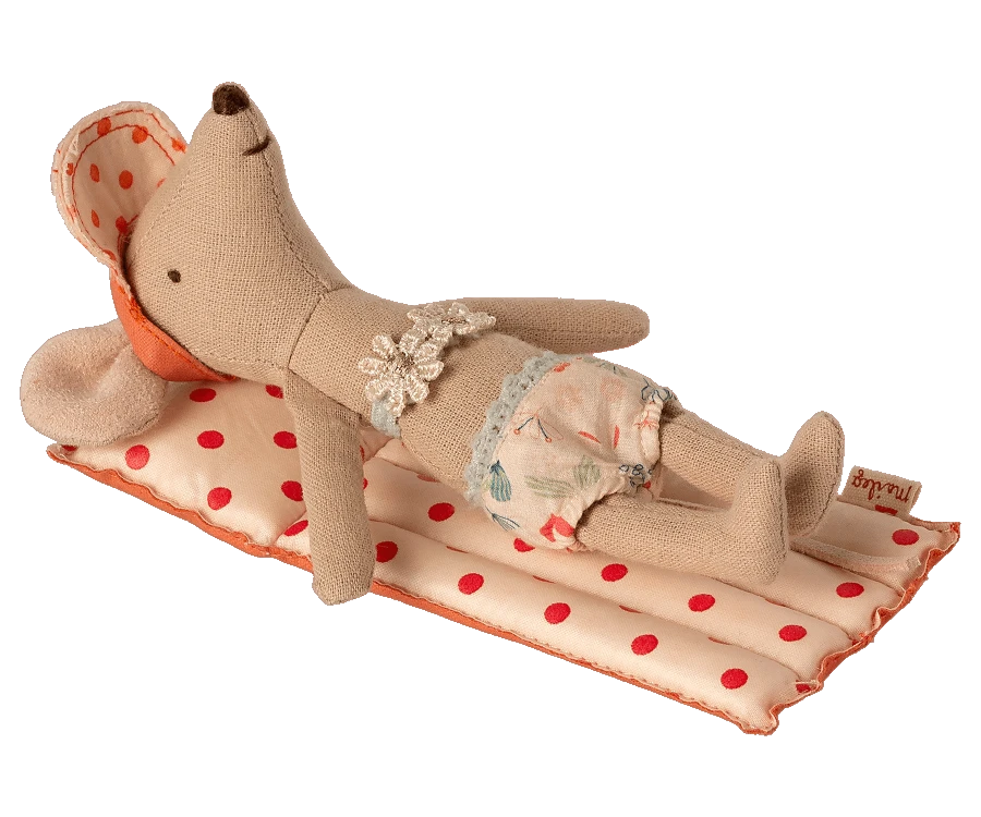 Maileg Red Dot Printed Air Toy Mattress 3 Maileg Red Dot Printed Air Toy Mattress