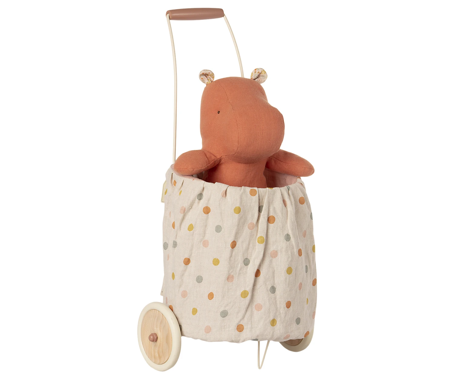 Maileg Trolley - Multi Dots - Rose 3 Maileg Trolley - Multi Dots - Rose