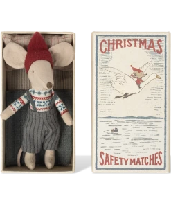 Maileg Christmas Mouse In Matchbox Big Brother