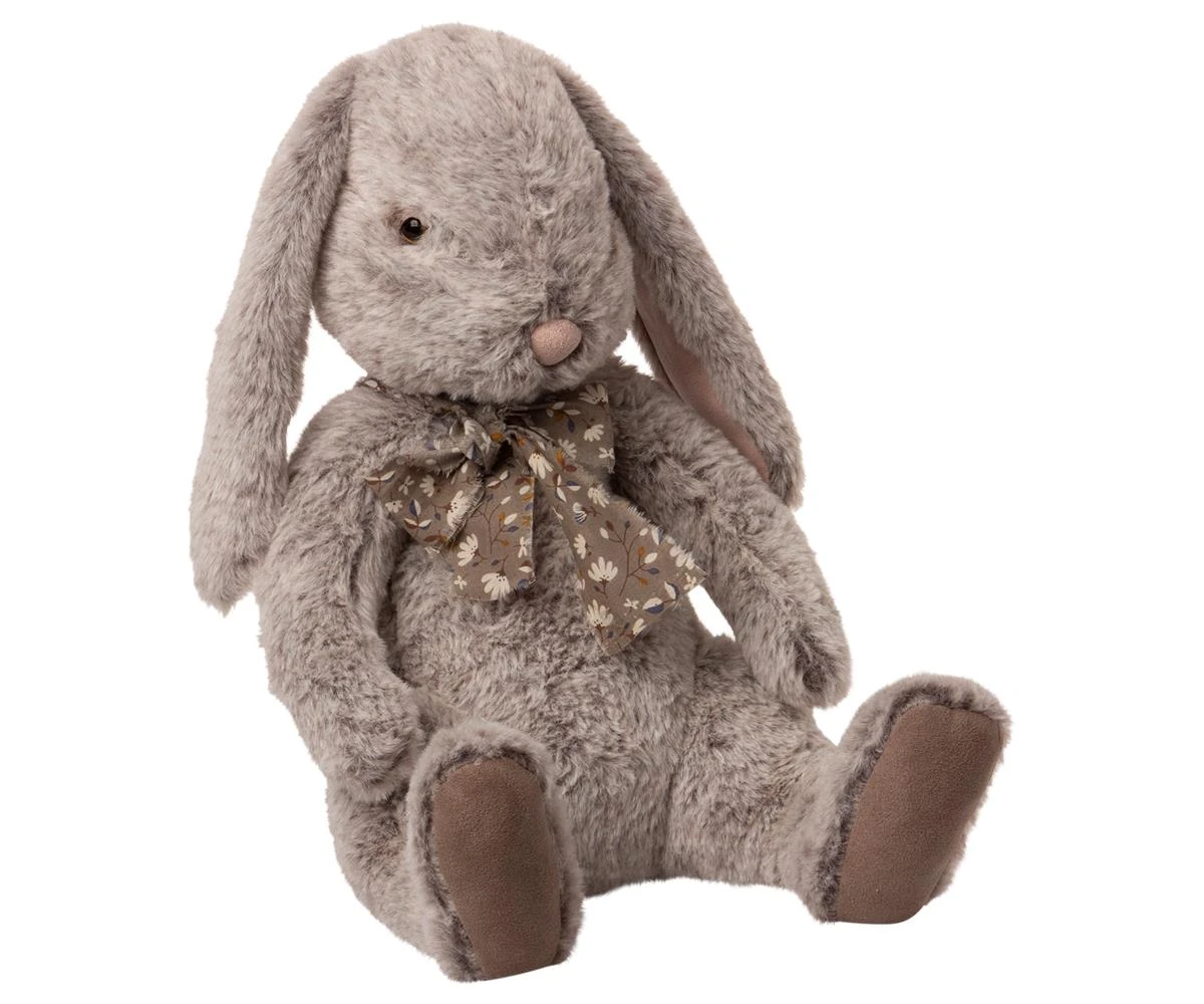 Maileg Fluffy Bunny Rabbit Plush Toy Grey 1 Maileg Fluffy Bunny Rabbit Plush Toy Grey