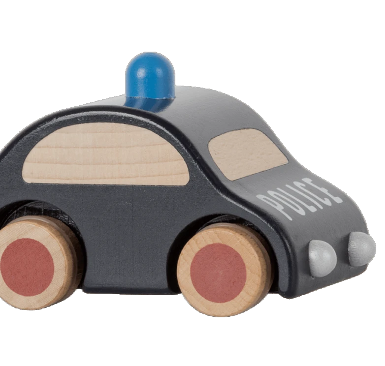 Maileg Voiture De Police en Bois 1 Maileg Voiture De Police en Bois