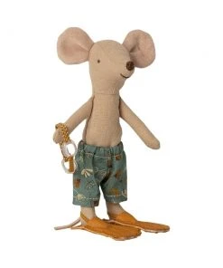 Maileg Beach Mice Big Brother Toy in Cabin de Plage