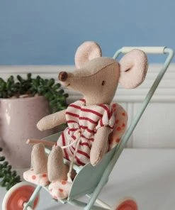 Maileg Stroller Micro-Sky Blue 6 Maileg Stroller Micro-Sky Blue